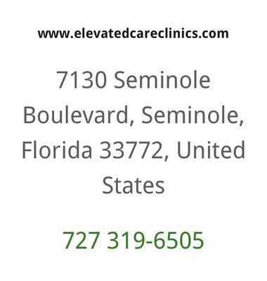 Contact us on our website, visit us at our clinic, or call us!