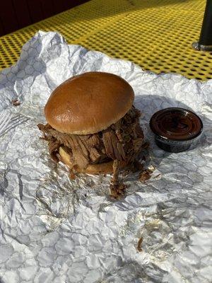 Brisket sandwich