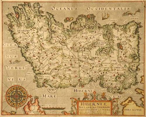 Ireland by  Camden, 1637