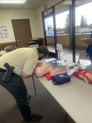 BLS Training Student