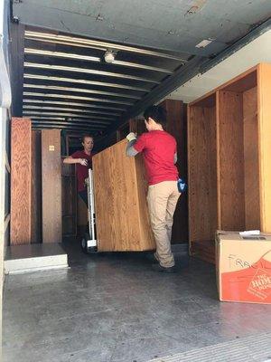 We have a great Team of movers that are trained to get the job done quickly and safely.