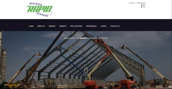 www.rapidbuildingsystems.com - A sleek portfolio website we built for a large commercial builder.