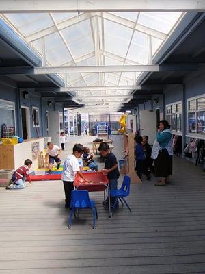 Main school hallway