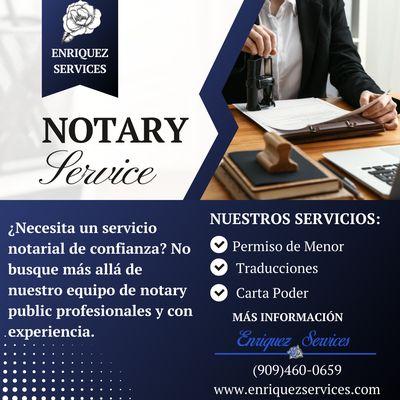 Notary Services
Permiso De Menor