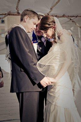 Rabbi Shai Blesses the Couple