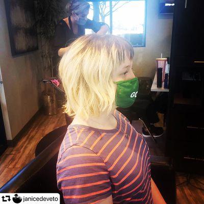 Textured bob by Janice