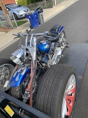 Motorcycle tow