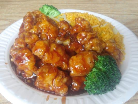 lunch special general tso chicken