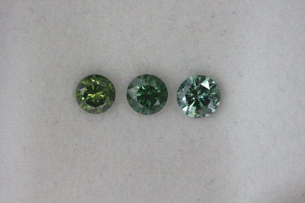 Green diamonds