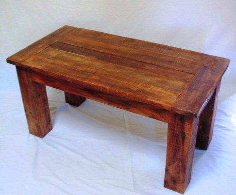 Custom made rustic coffee table