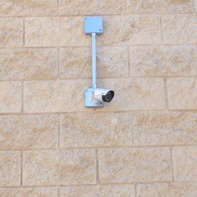 Installed by a K&B Tech, security camera