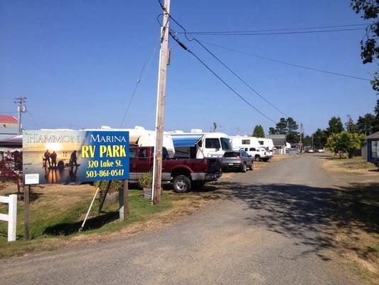 Main entryway to RV park.