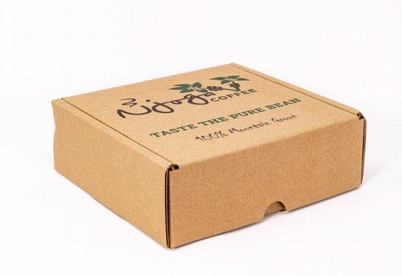 Shallow Depth Roll End Tuck Top Corrugated Box with 2-color Direct Print