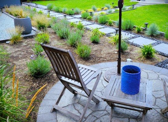 Sitting Pad in Garden