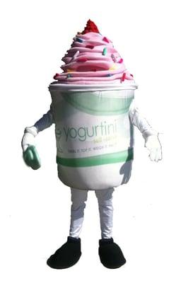 Yogurtiniman!  Our Mascot!  He even has his own Facebook page!  https://www.facebook.com/pages/Yogurtiniman/223028134457568