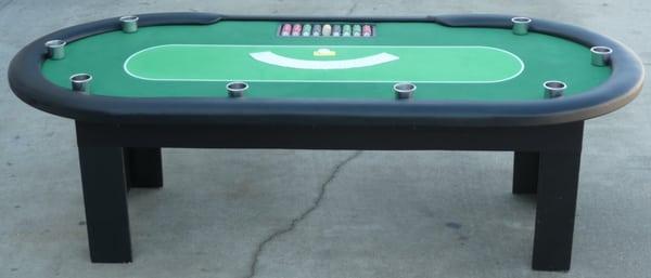 Poker table.