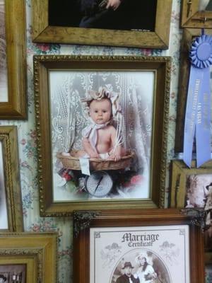 Here is our baby hanging on the wall almost 6 years ago.