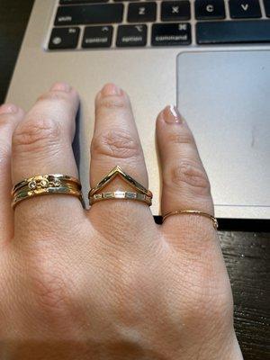 My new rings!