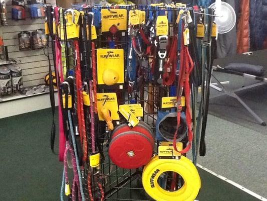 Lots of Ruffwear equipment and toys available