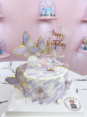 Butter fly birthday cake