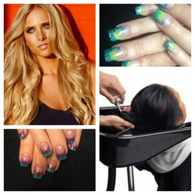 Style your hair, your nails, and waxing all in one spot!