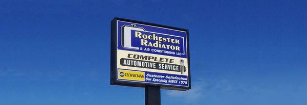 We're located at 86 Washington Street in Rochester, New Hampshire. Look for our sign!