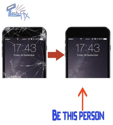 Keep that phone looking sexy, don't be that person