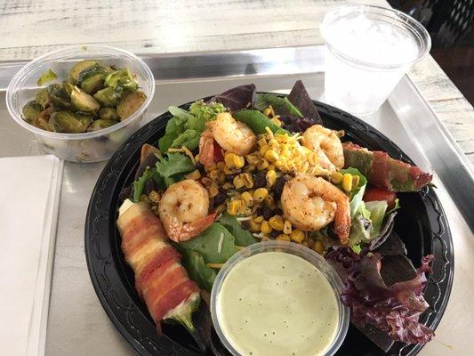 Southwest shrimp salad (daily special)