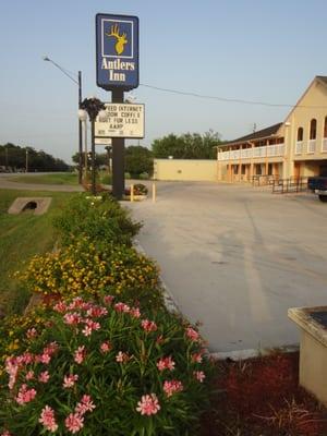 Flower Beds and Front Parking Lot