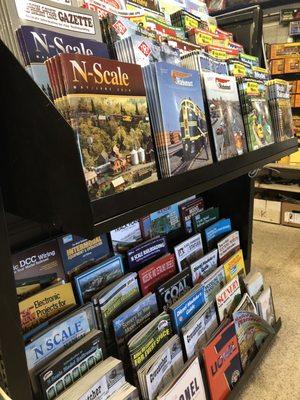 EVERY model railroad book and magazine known-all here!