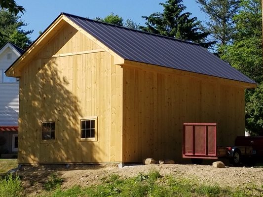 Our shiplap on a seacoast NH barn.