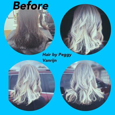 Box black to blonde in one visit! Can your lightener do that?