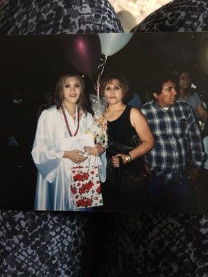 Picture if my H.S. graduation (my beautiful mother and I) in 1999.