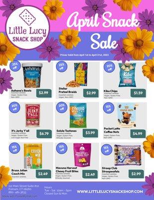 There's always a sale at Little Lucy Snack shop!