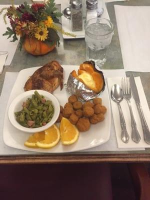 Wonderful meal provided to residents of Colonial Assisted & Independent Living!