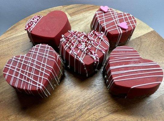 Valentines Day Chocolate Covered Brownies