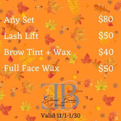 November Specials