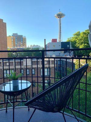 Patio with a view