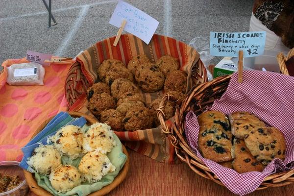 Under the Green Umbrella's fresh baked goods! Delicious!!