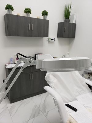 Treatment Rooms are very chic and relaxing