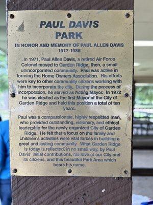 Park sign