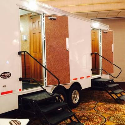 Restroom Trailers offer luxury and comfort when it matters most.  We have a wide variety to suite any situation or need...