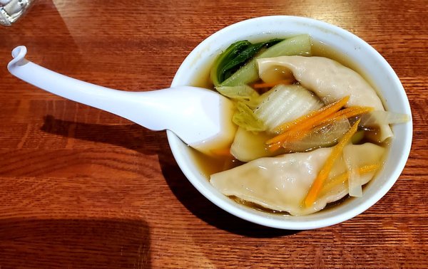 Dumpling soup.