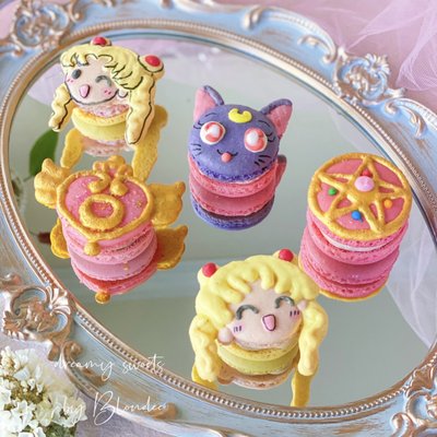 Sailor Moon French Macarons