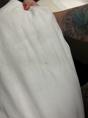 Dirty pillow case