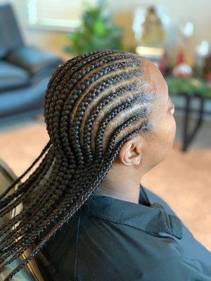 Feed in braids