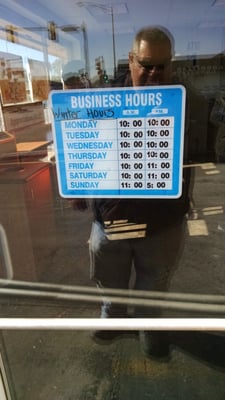 Winter Hours