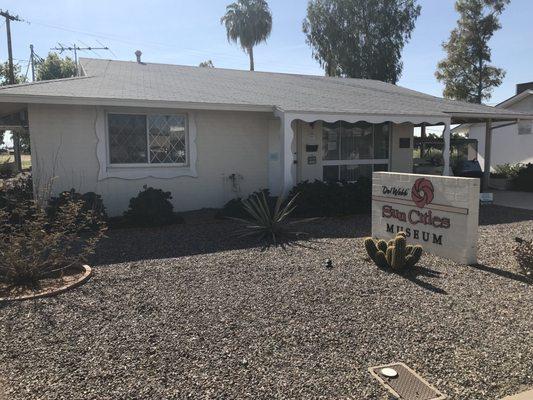 Museum is housed in one of the original 1960 homes.