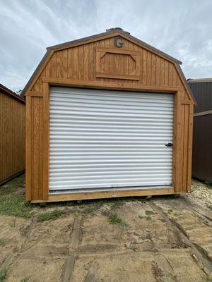 Storage Shed with Garage