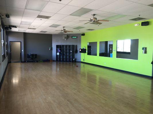 Cardio and stretch room